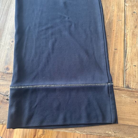 J Jill Black Pointe Wide Leg Pants Size Small Stitching Stretch Pull On - Picture 4 of 13